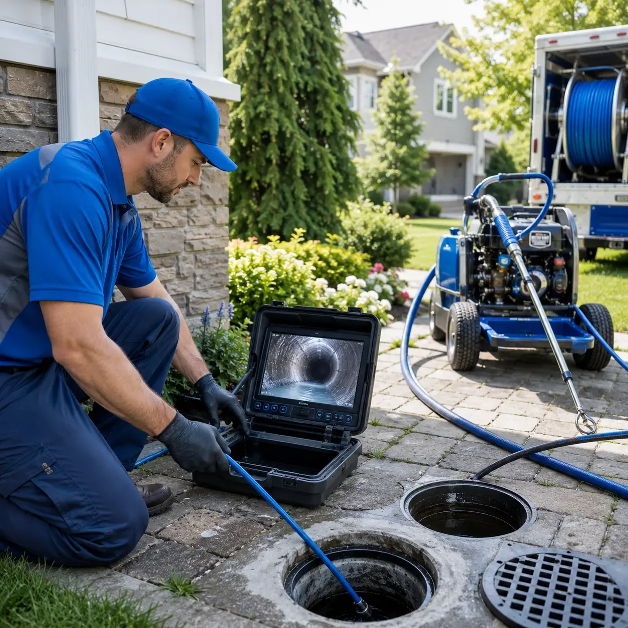Outdoor drain cleaning professionals serving Gipsy, PA